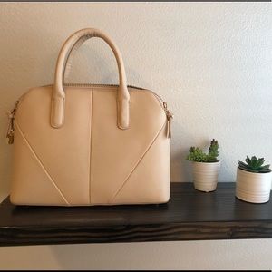 Cream Satchel